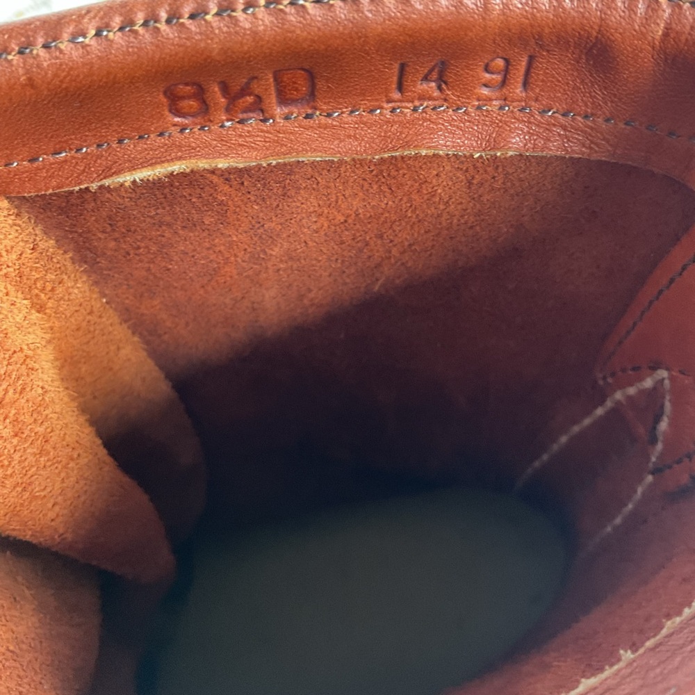 Wesco for Hall’s Safety Linesman Boots 8.5 D Job Master Old Logo West Coast - Picture 4 of 16